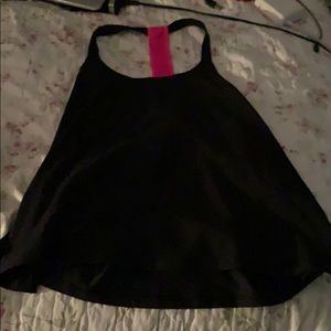 NWOT black fabletics Demi lovato tank size m